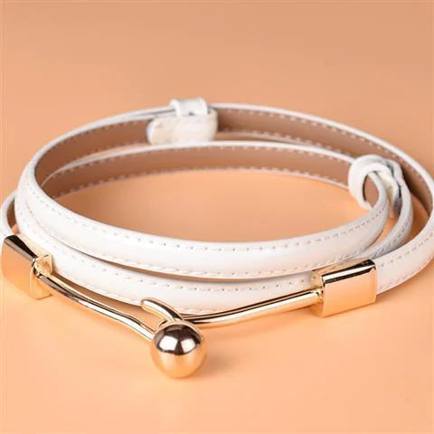 Women's Bright Leather Fashion Belt